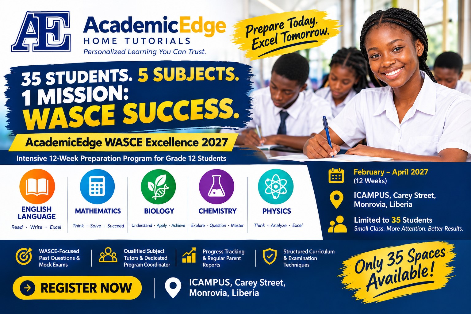 WASCE Preparation 2027