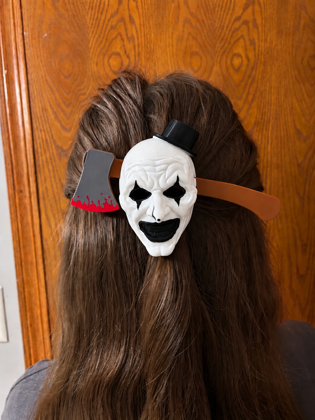 【メ1010-09】Clown Art the clown hair pin models available