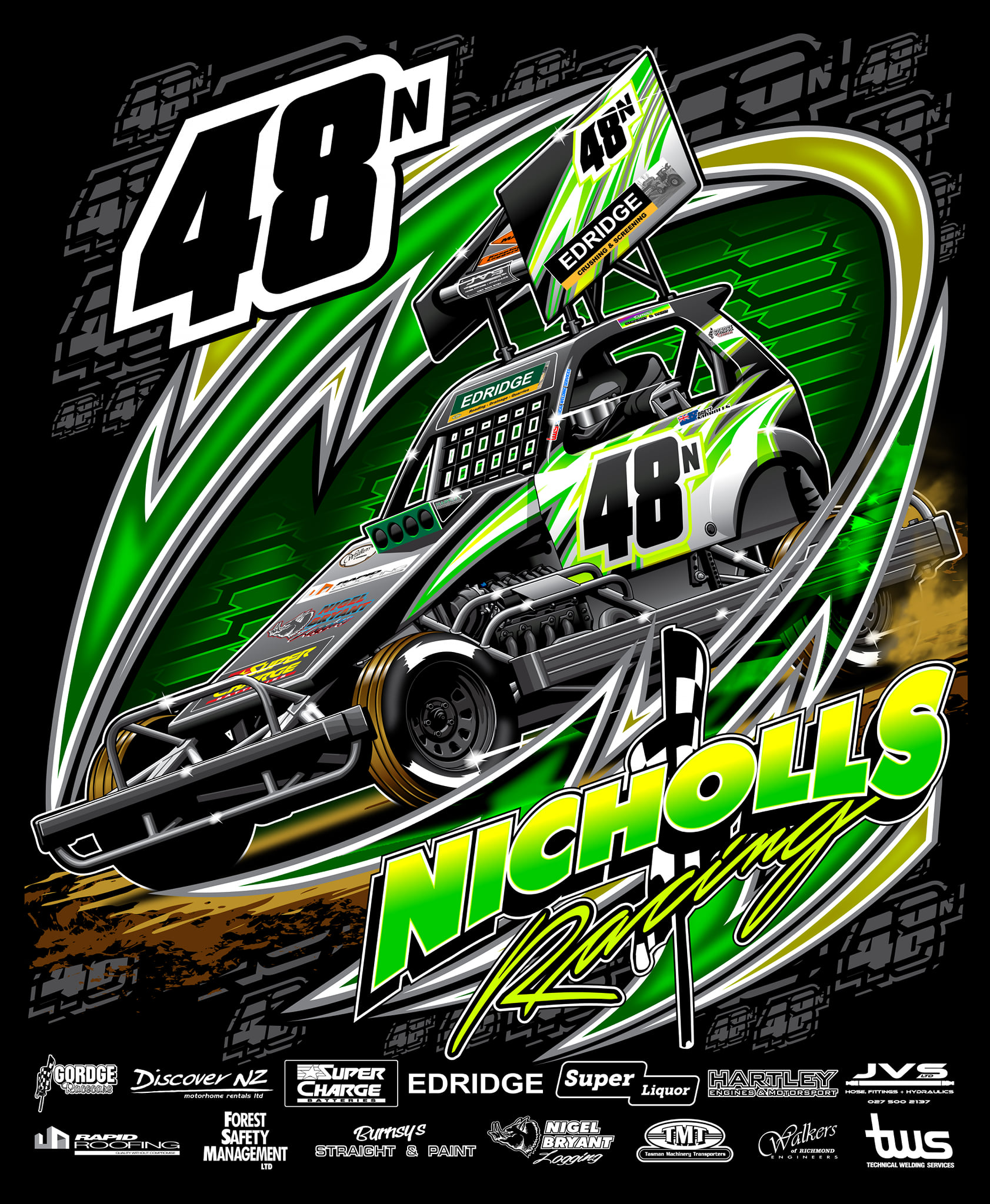 JG Designs - New t shirt design for Nicholls Racing -... | Facebook