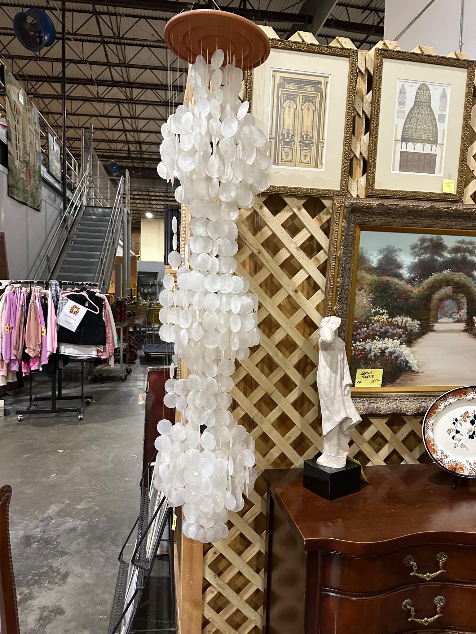 How to identify an original Verner Panton Capiz shell hanging lamp