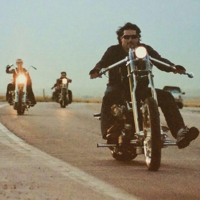 Timothy White and Indian Larry at Sturgis 2005