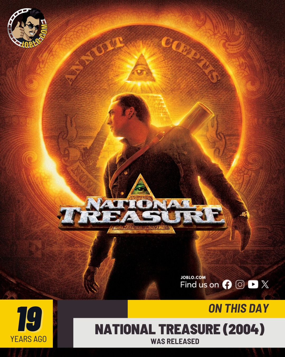 National Treasure (2004) was released 21 years ago