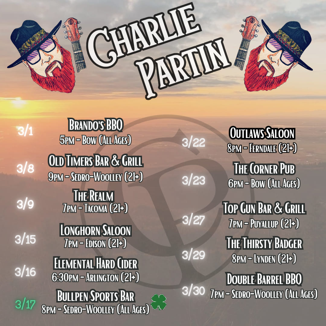 It....is...MARCH?!? Here's my... - Charlie Partin Music | Facebook
