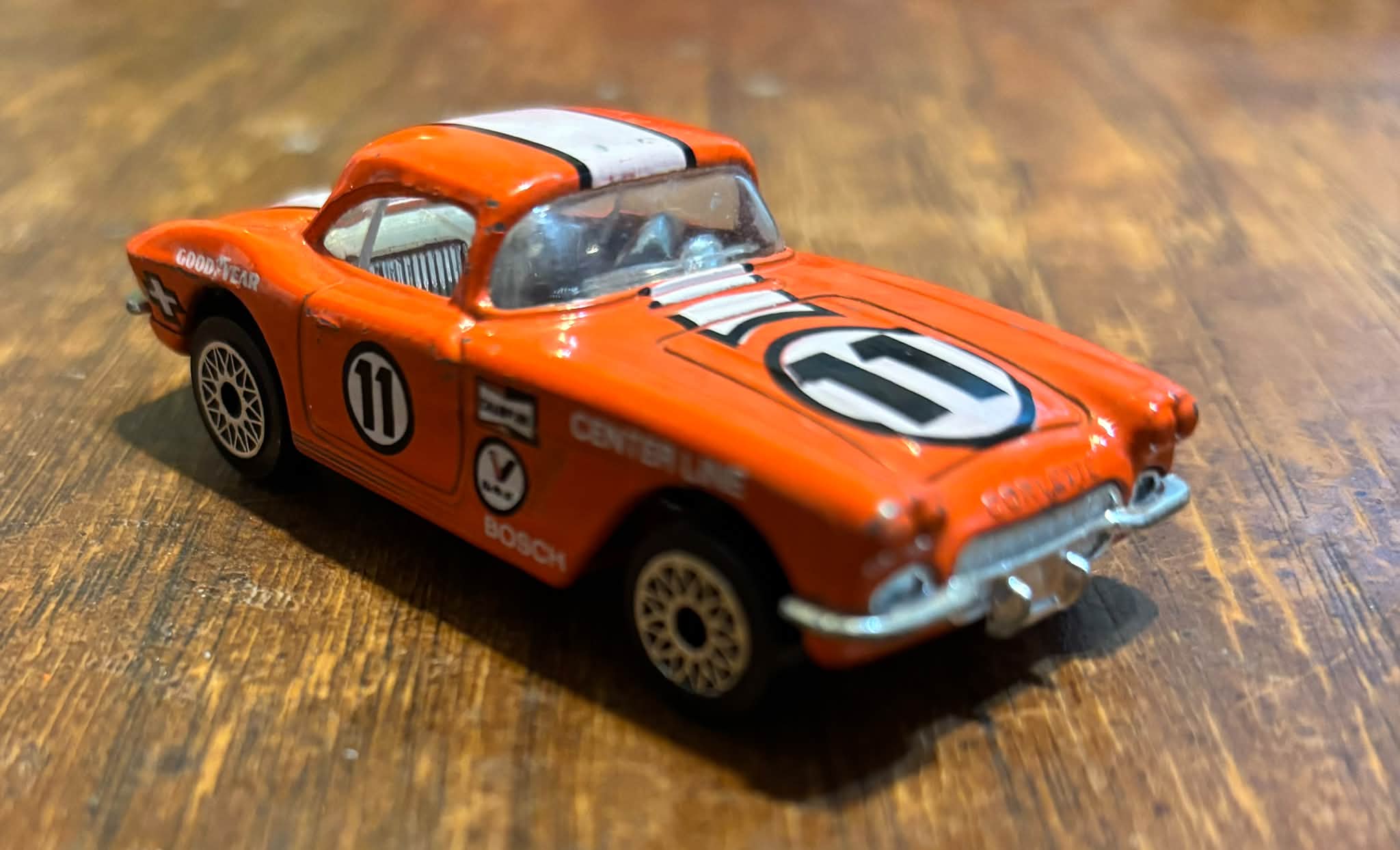 Here's an old Matchbox 62 Corvette.