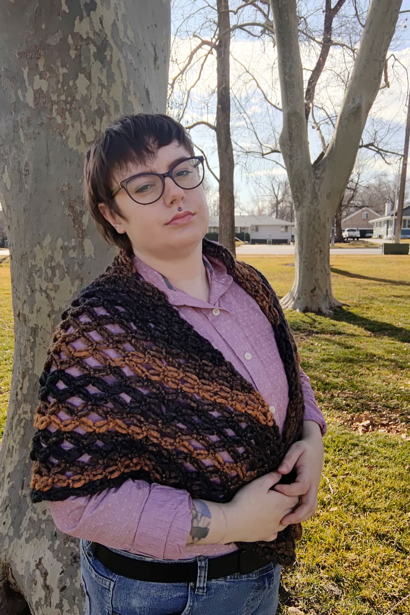 What shawl styles are considered masculine?