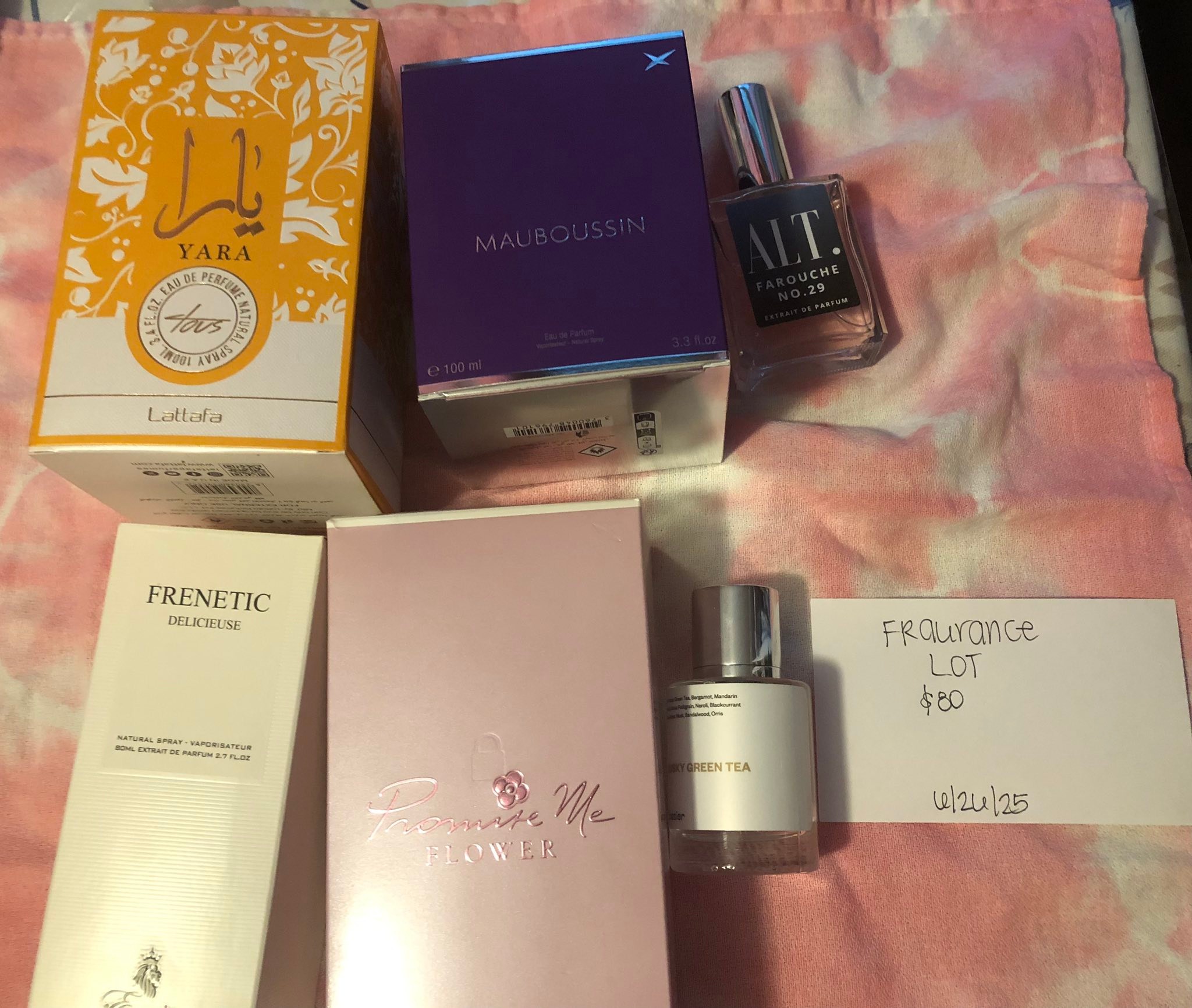 Fragrance lot for sale with shipping options