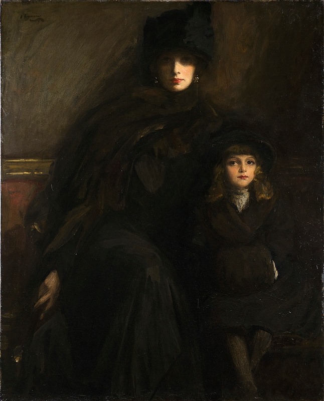 画家 John Lavery の 「ハネムーン」 The Honeymoon