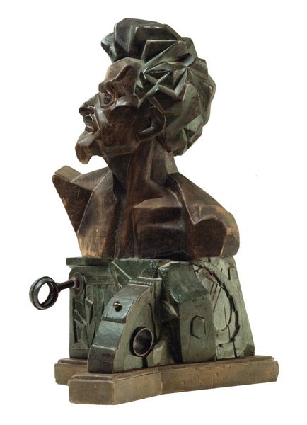 Buste De Vladimir Lénine En Pierre Artificielle – 18 Cm, Statue Soviétique Noire Élégante Et Historique