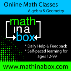 Math in a Box - Online Math Lessons & Tutoring by S. Johnsey mathinabox.com
