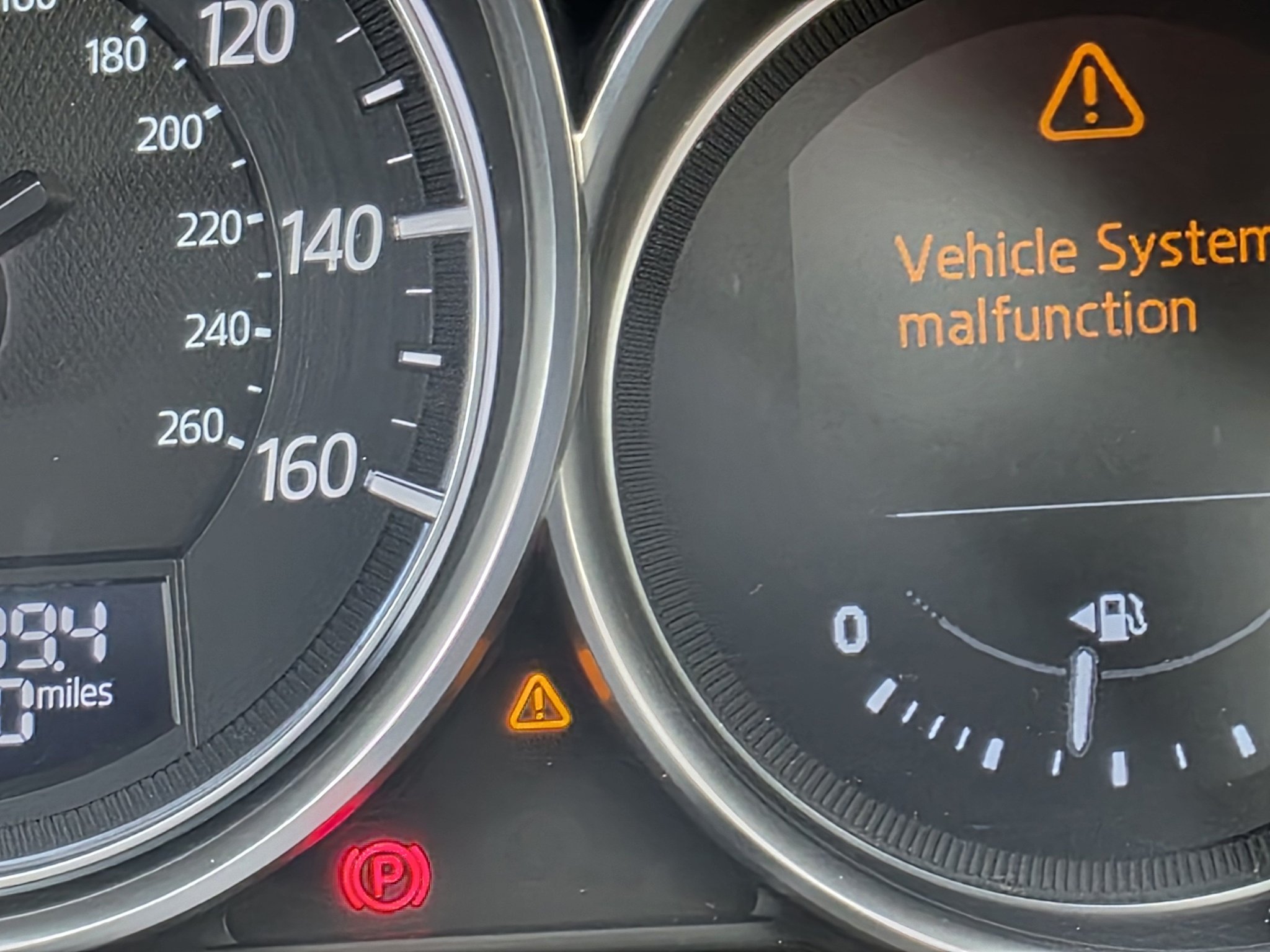 Mazda CX5 vehicle system malfunction issue?