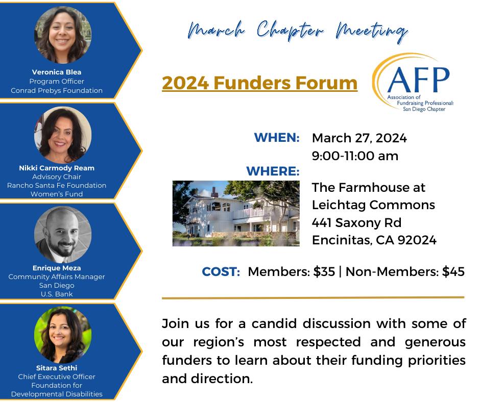 Association of Fundraising Professionals - San Diego Chapter | San Diego CA