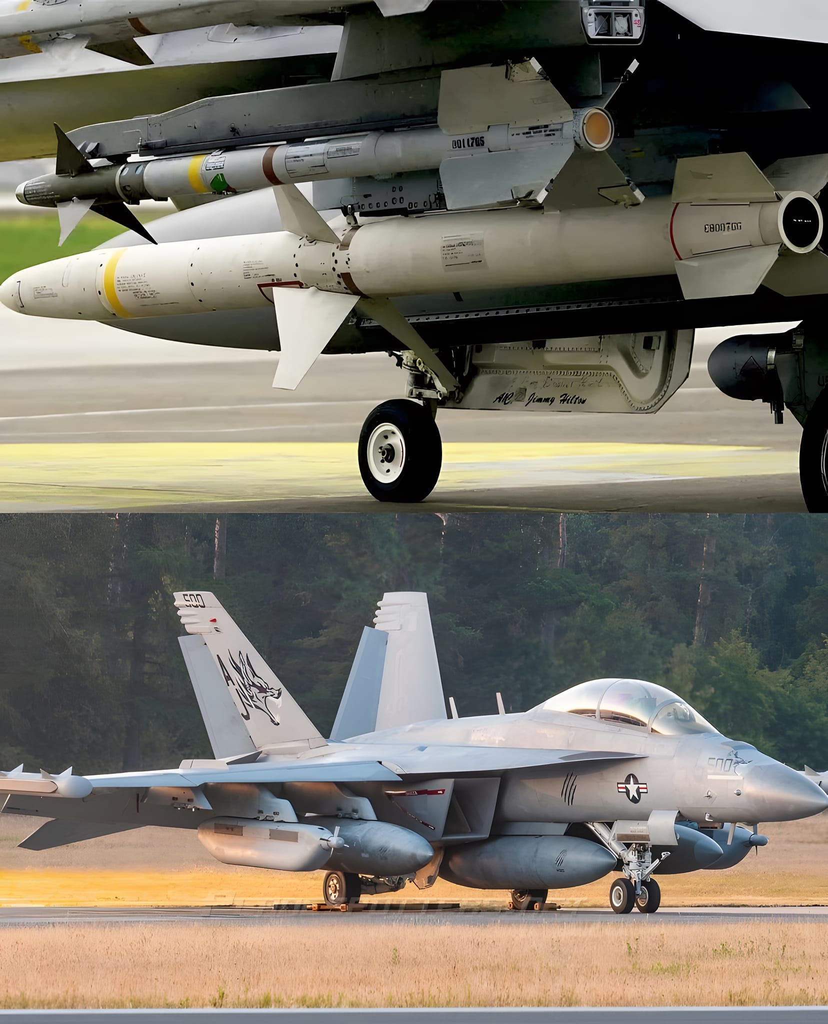 An E/A-18G Growler assigned to the 