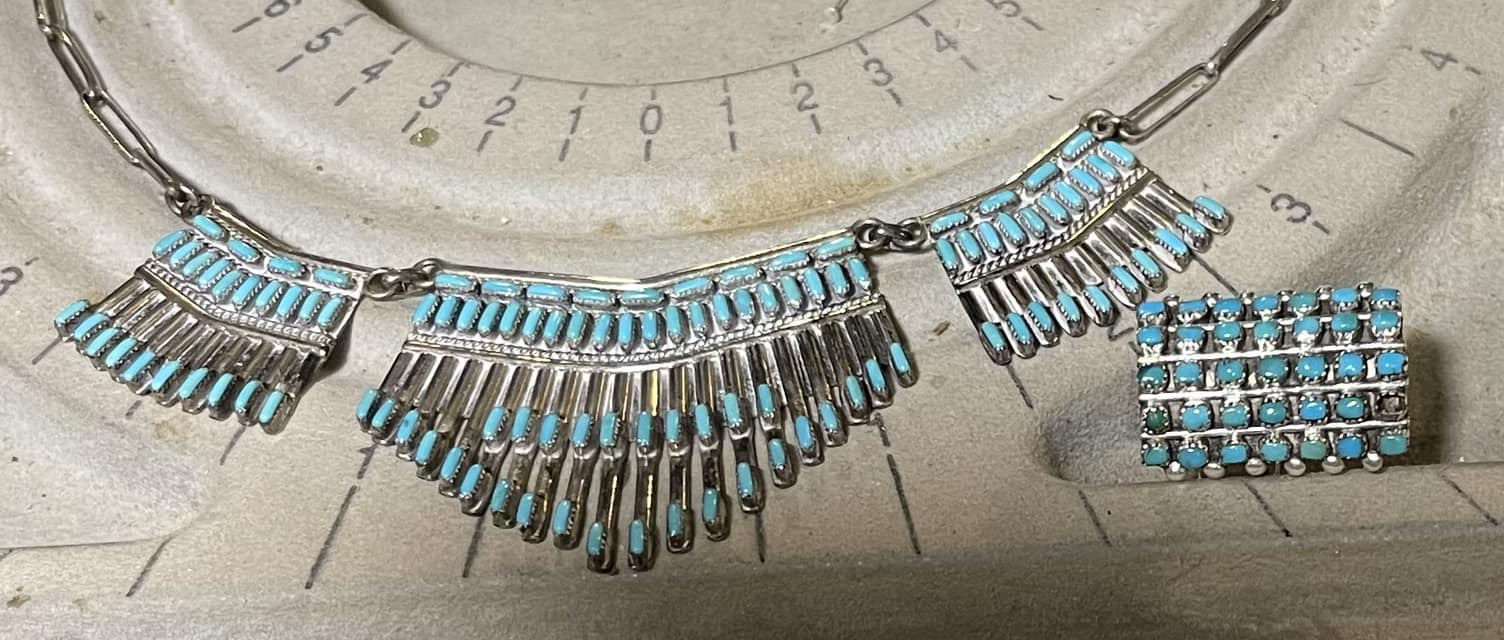 Zuni artist Raymond Quam