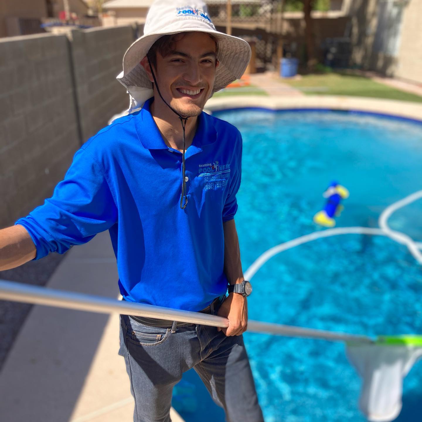 Keeping your pool nice and... - Sparkling Pool Hero LLC