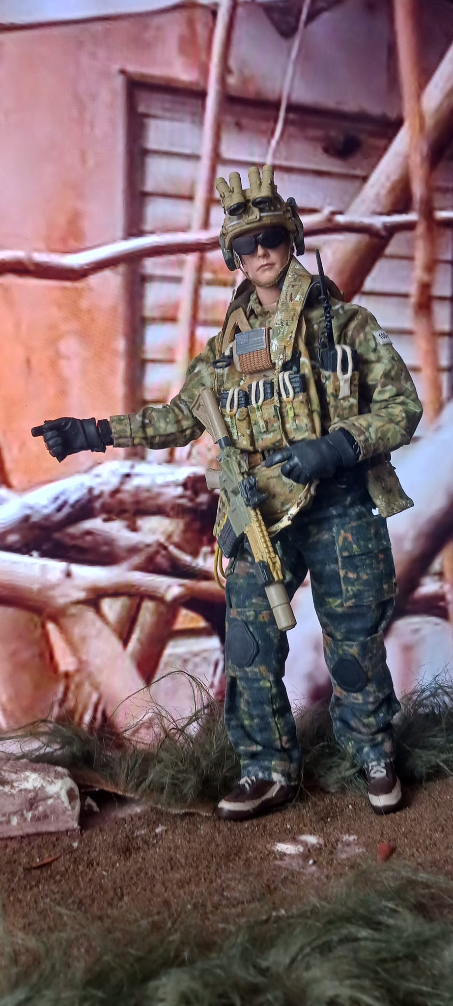 ミリタリー Rare Custom Made Military Combat Soldier Custom army men