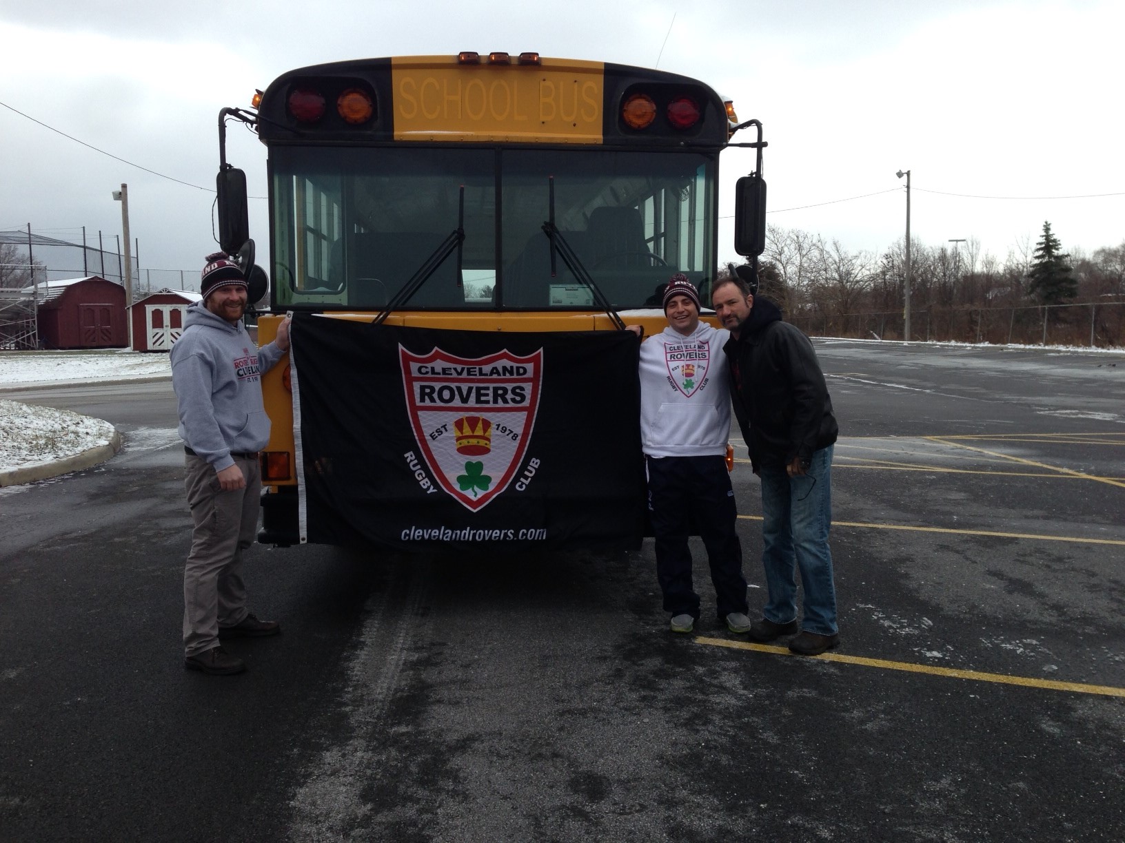 Cleveland Rovers Rugby Club Tour Bus