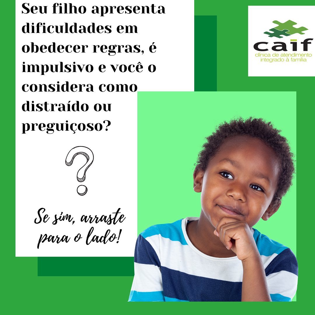 “Meu... - Caif - Clínica de Atendimento Integrado à Família | Facebook