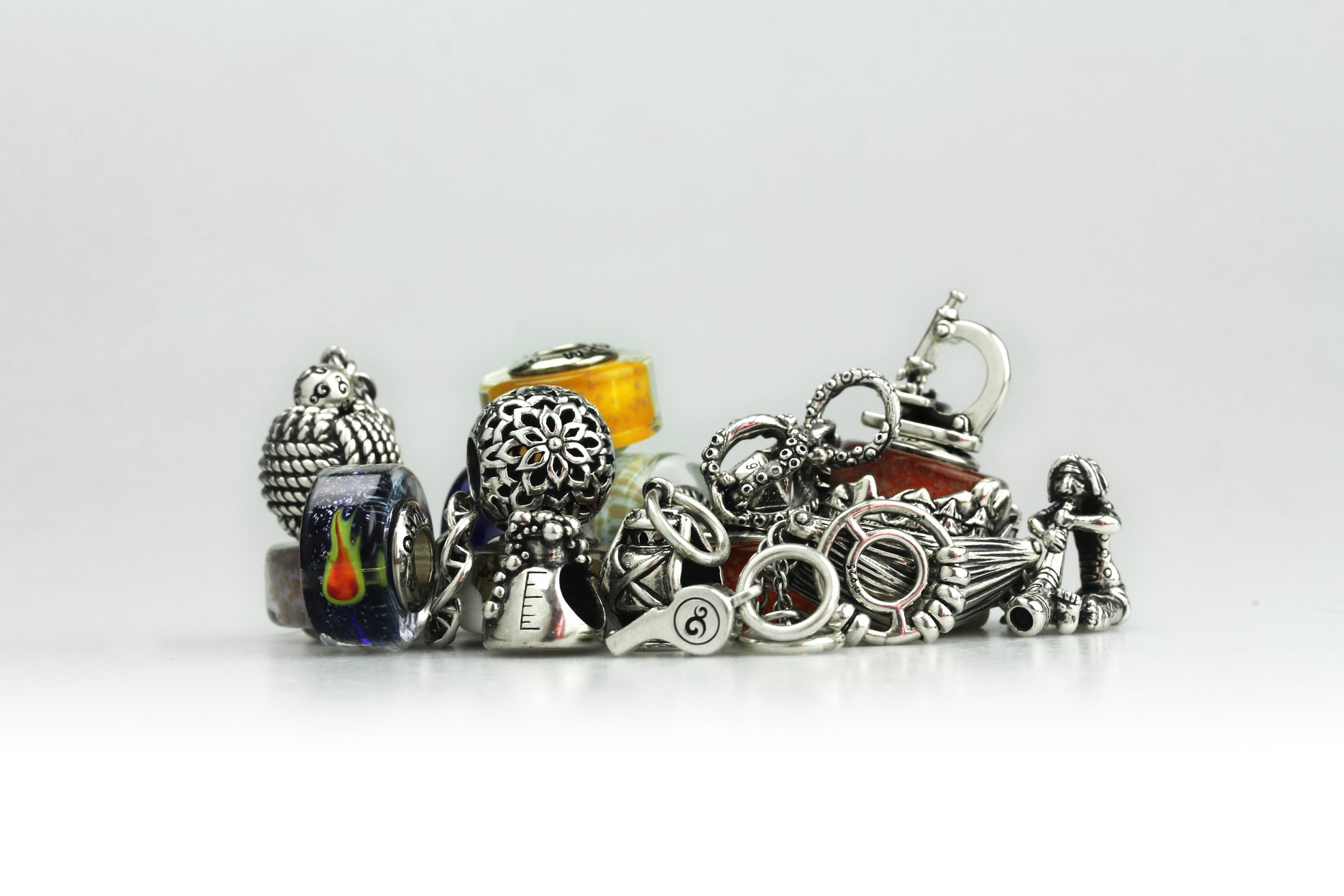 OHM Chase Skinner Sterling Silver Bead – Compatible With Major European Bead Bracelets, 925 Silver Charm Bead