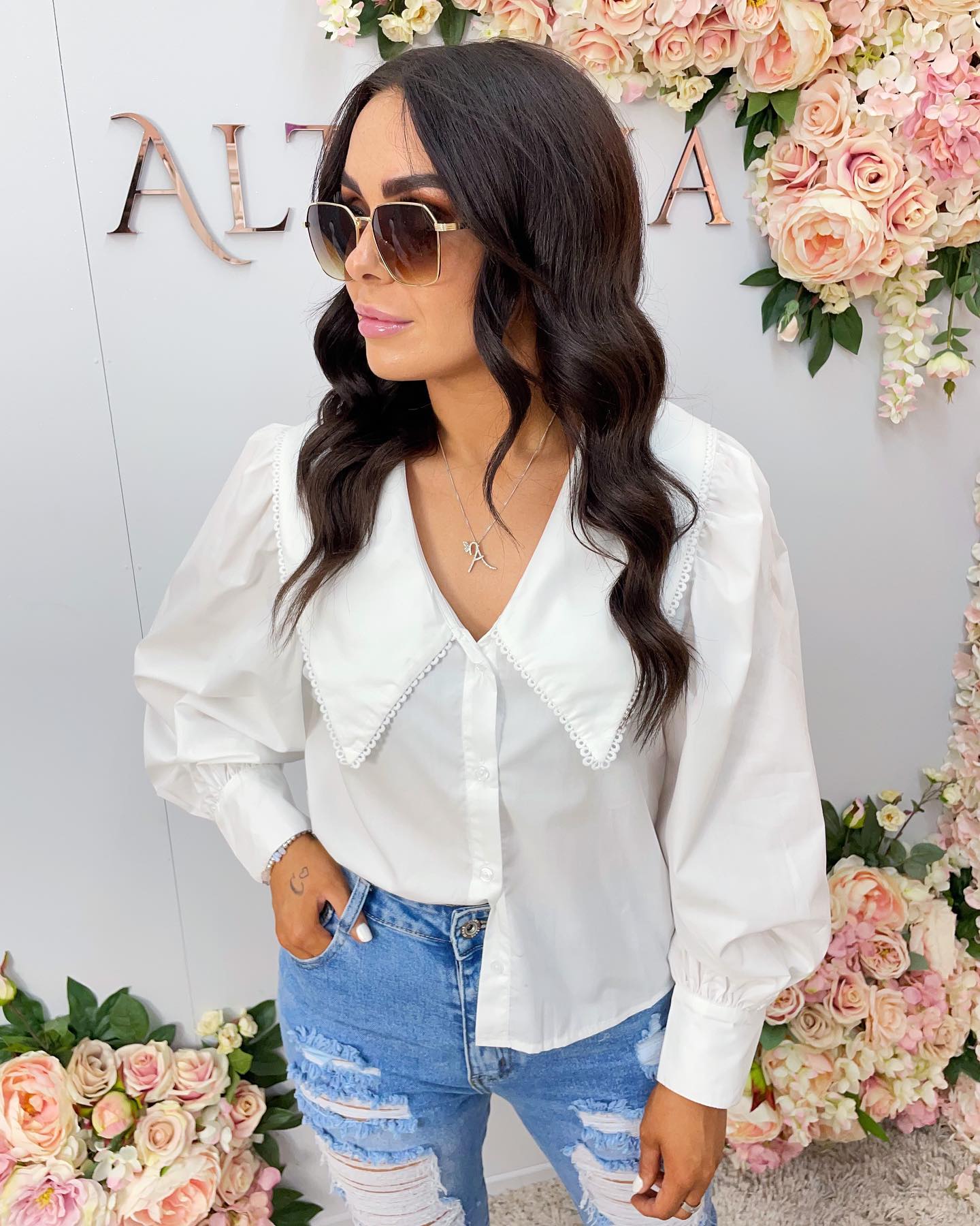 Altoria Kirkby - The Perfect White Shirt with Oversized...