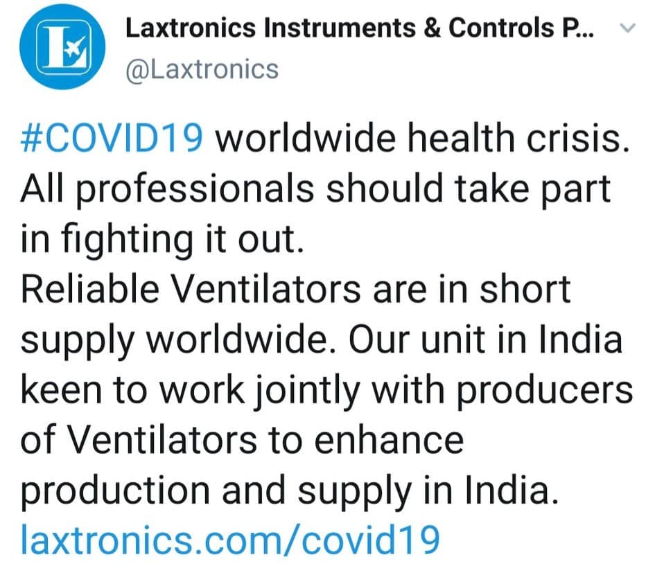 Laxtronics Instruments & Controls Pvt Ltd