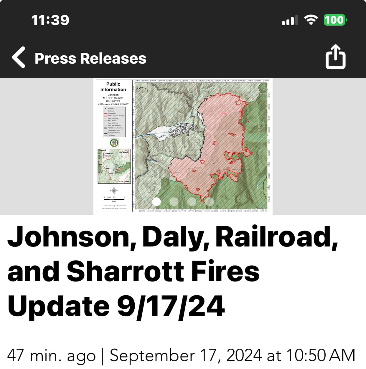 🔥Update as of April 10 on Hog Sapphire prescribed burn
