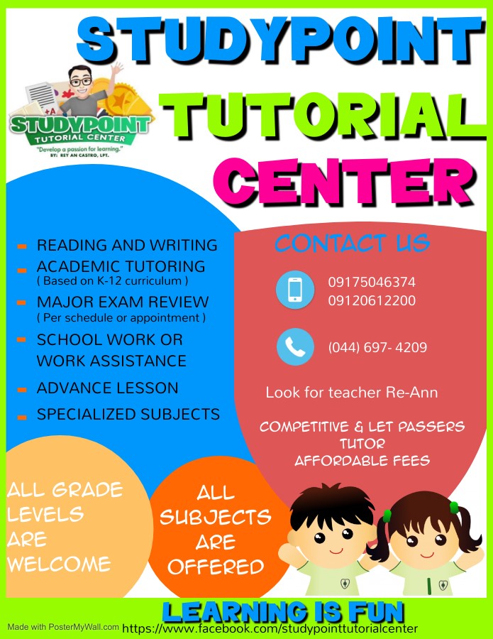 Study Point Tutorial Center | Bulacan