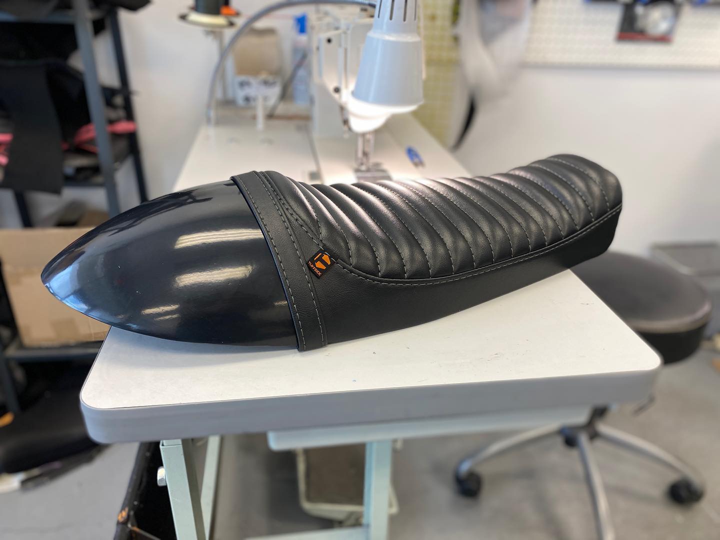 Tuffside - Our Sportster cafe racer seat finished in black... | Facebook