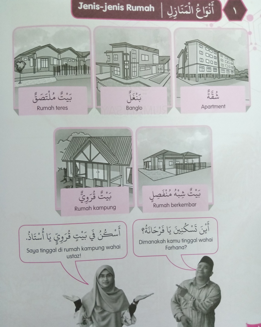 Jenis Rumah Nota Bahasa Arab Facebook