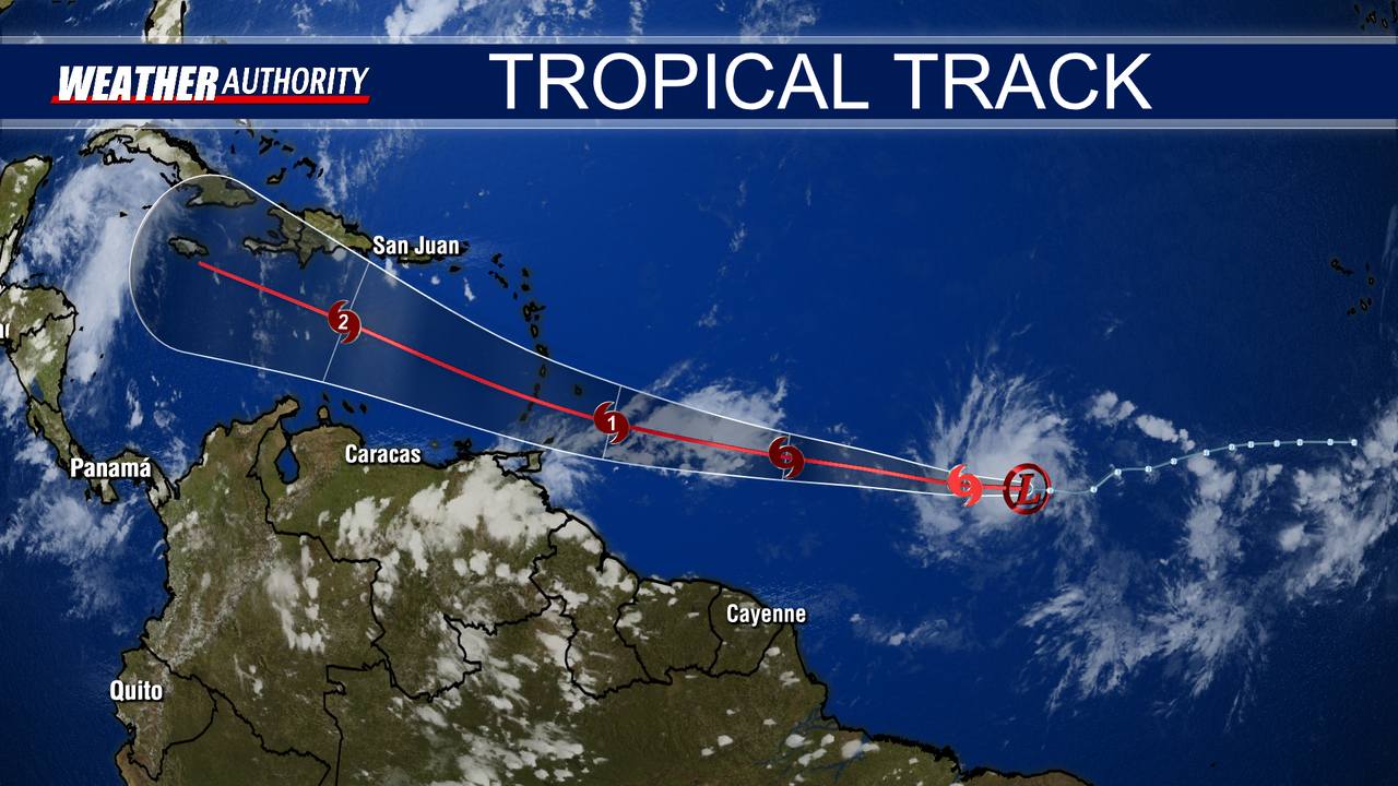 11am ET Advisory and track for #TD2. #tropics