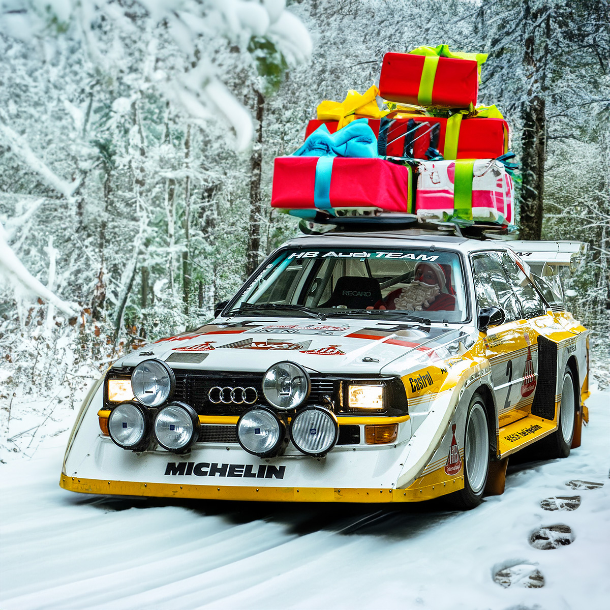 Rallye-Magazin - 🎅🏻 Santa Quattro ready for Xmas :) #audi #quattro # ...