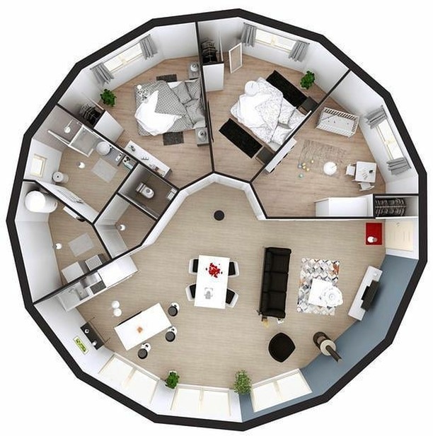 Maddy Interior - ️ 3D Floor Plan Designs 😍