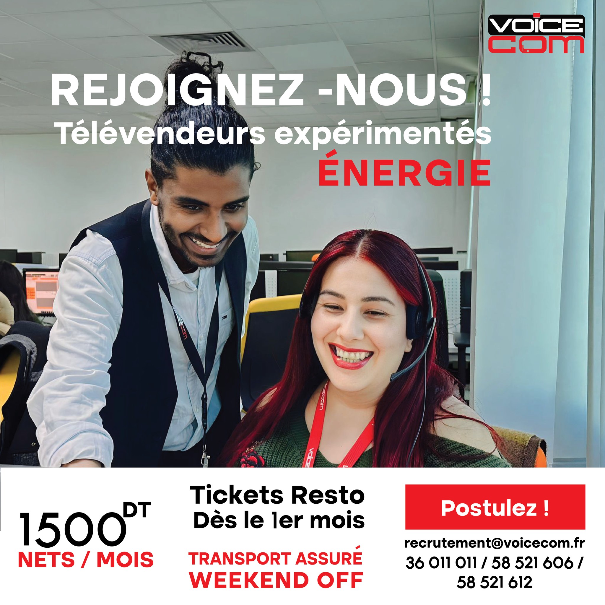 Voicecom - Vous êtes à la recherche d’un emploi ? Vous...