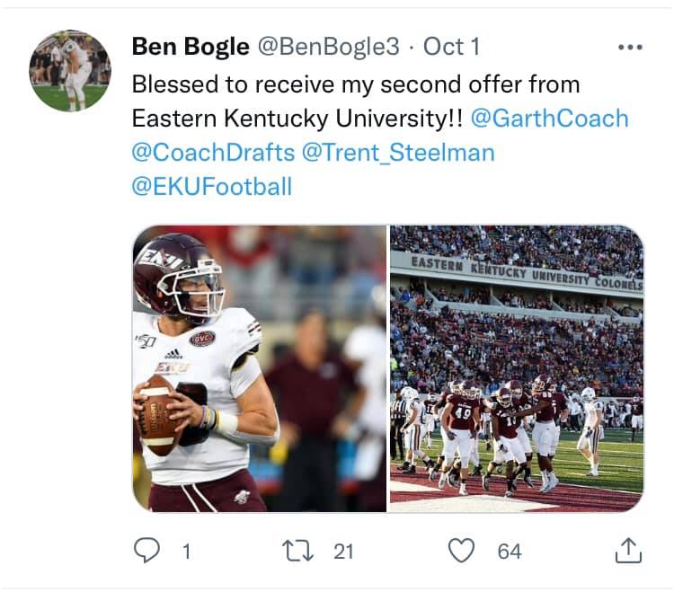 Congratulations to former Hawk Ben... - VRA Hawks Football