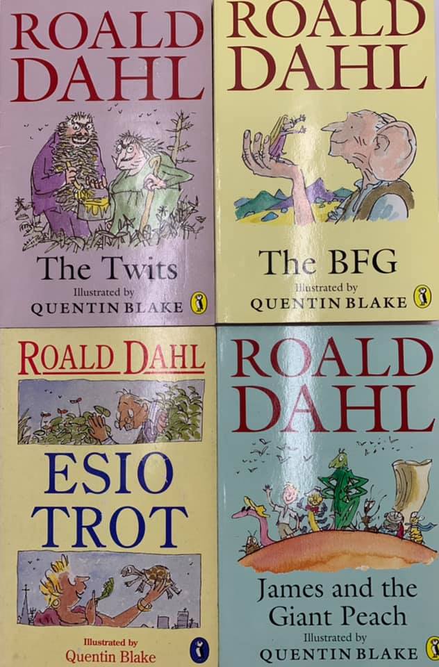 📚 ปกอ่อน สภาพดีมาก The Twits • The BFG • Esio Trot • James and The ...