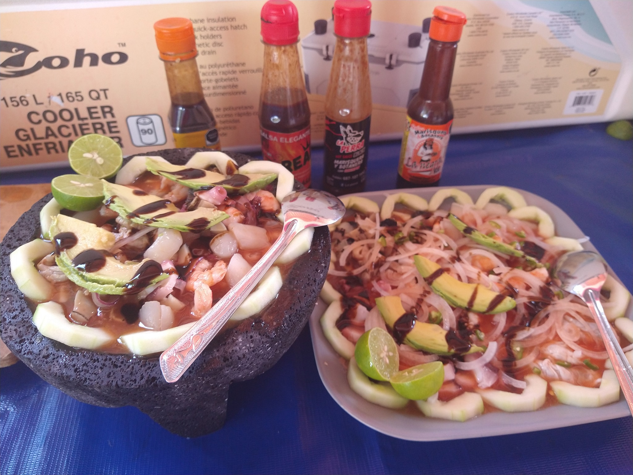 Pata de Mula en su concha 🐚 💯 Fresca 😎 con su limón y nuestra Salsa ...
