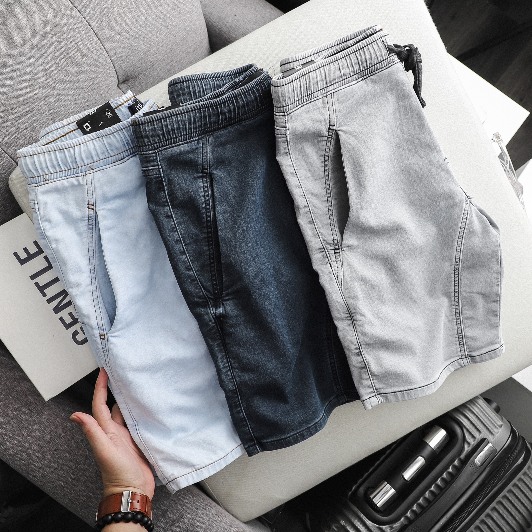 Just Basic VN - Short Denim lưng chun - Chính hãng 100%. 3...