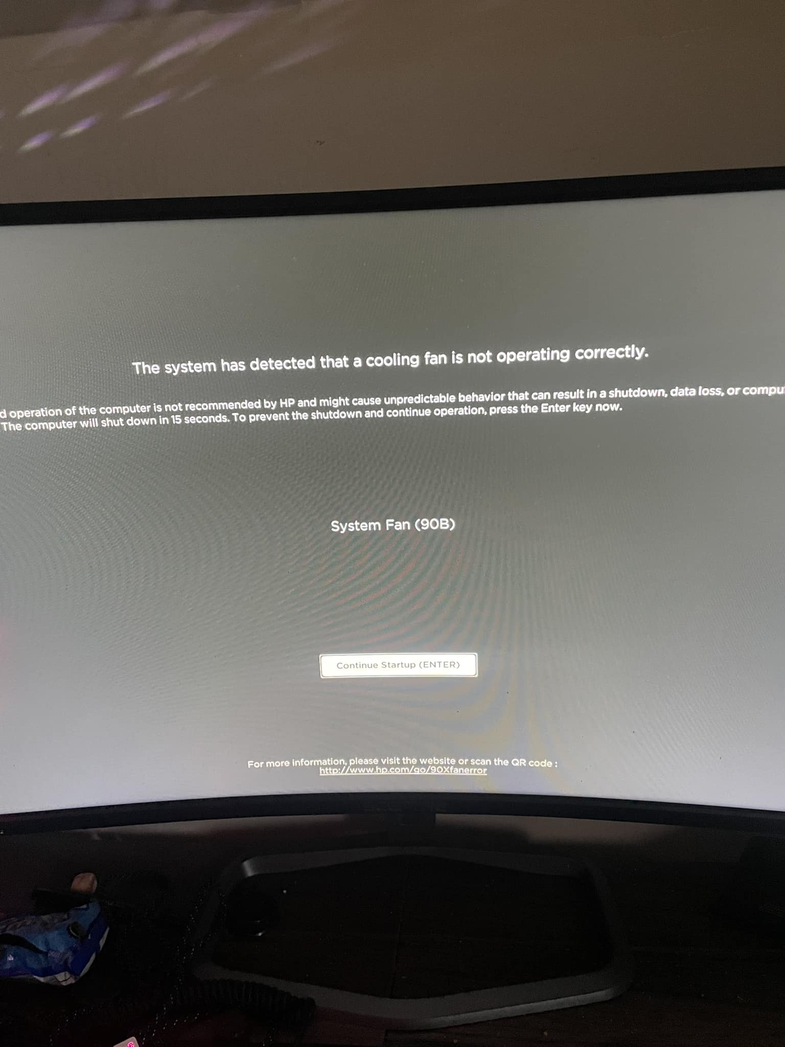 HP x476 0xc6fd0402 head error.