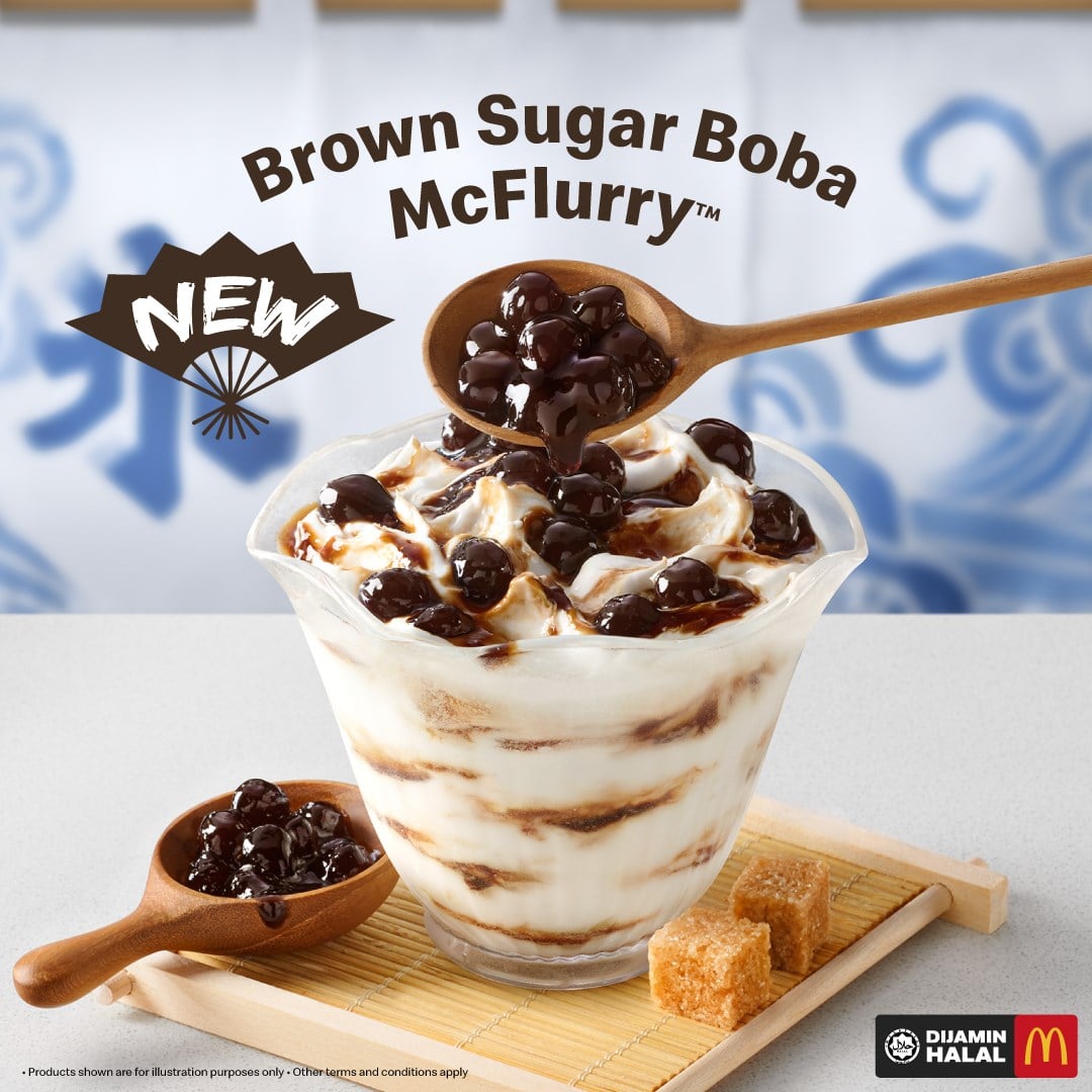 Pearl Point Shopping Mall Mcdonald S A Sweet Treat For All Boba Fans Try Our New Brown Sugar Boba Mcflurry At Your Nearest Mcdonald S Now Or Order Mcdelivery Facebook