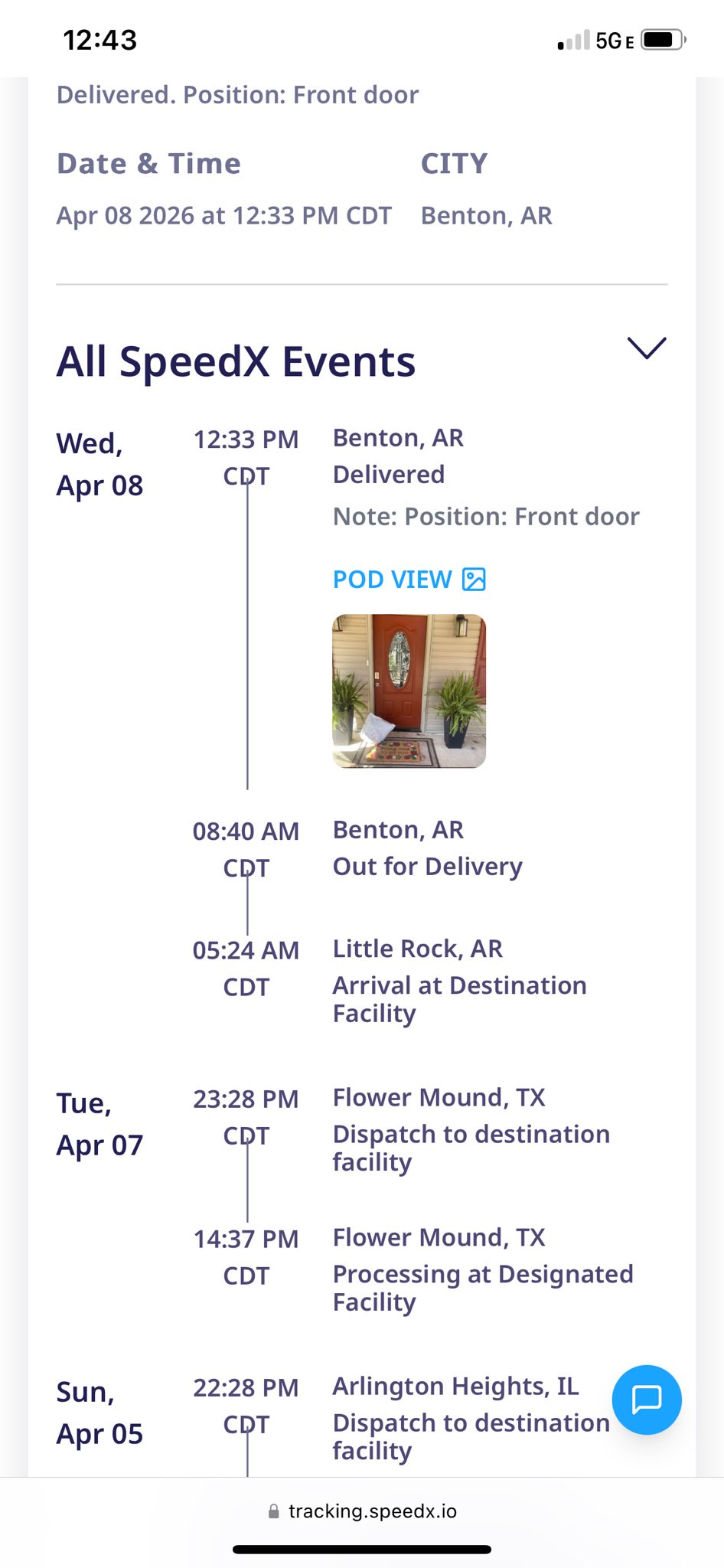 Package delivered to wrong house, help identify location? | Flower