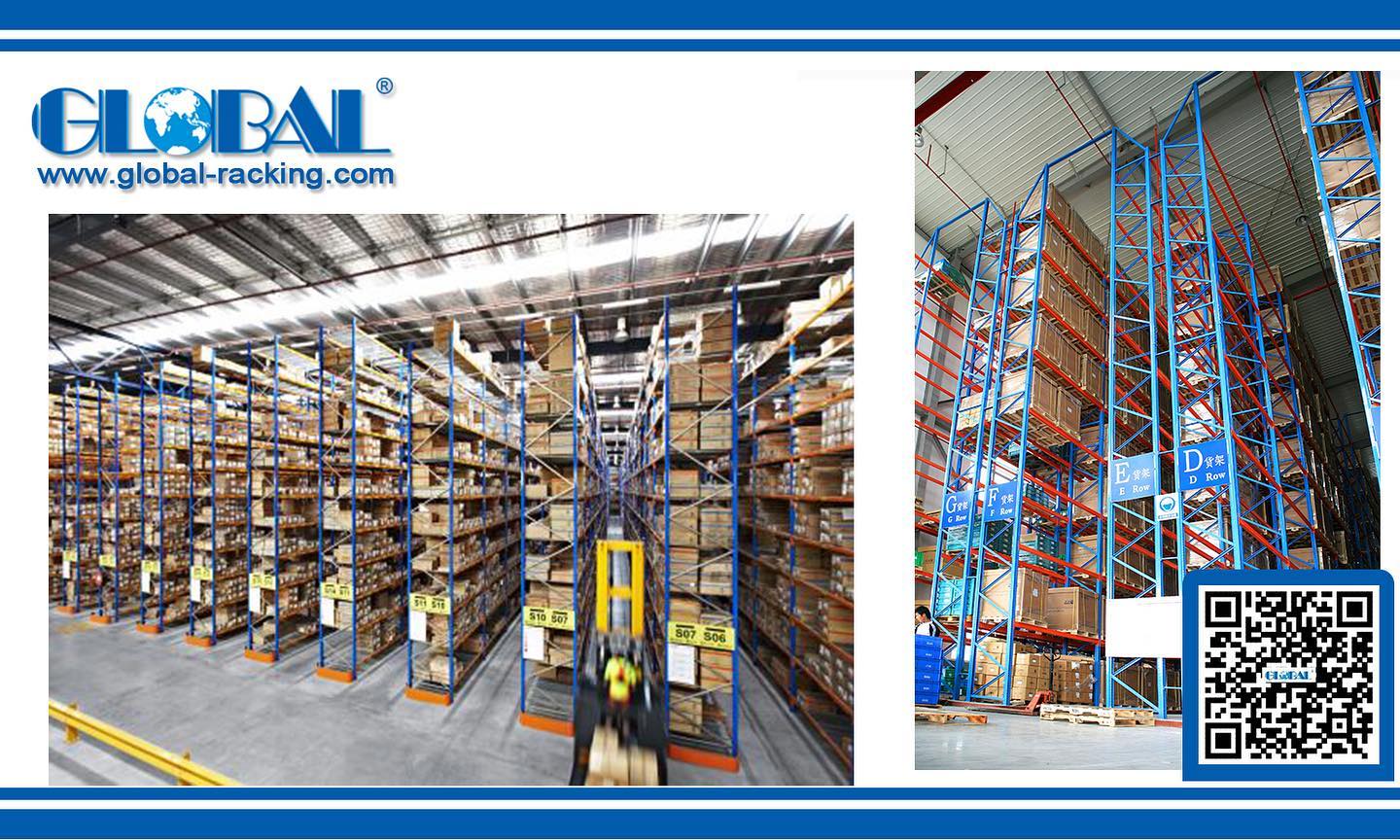 In a very narrow aisle pallet rack... - Racking&Shelving
