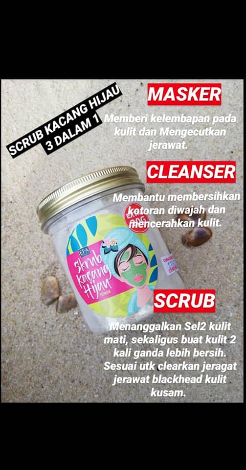 Boleh Ke Pakai Scrub Kacang Scrub Kacang Hijau Melaka Facebook