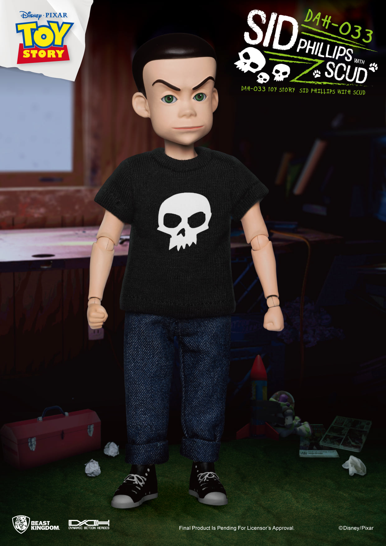 Sid Phillips with Scud - Toy Story Original : Toy Story