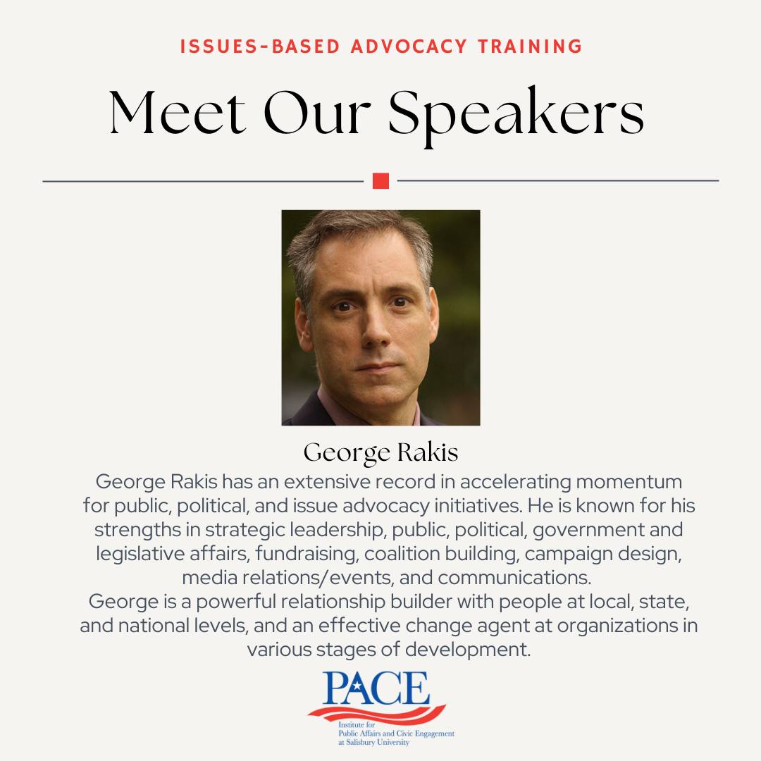 Meet George Rakis, a... - PACE at Salisbury University | Facebook