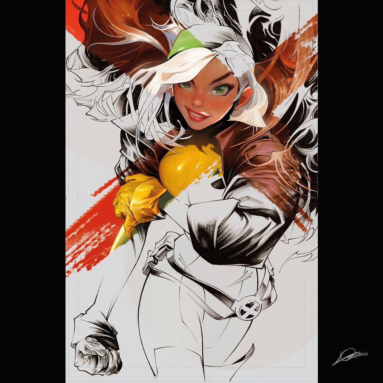 X-MEN #11! history of a cover in 3 steps (colors, inks, pencil