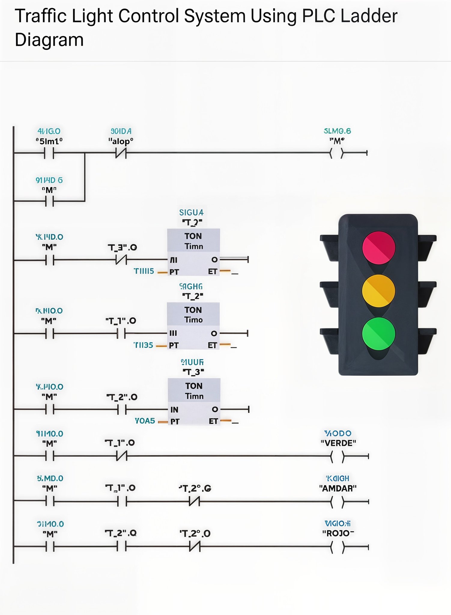 Traffic Light Plc Control Program TRAFFIC LIGHT PLC PROGRAM USING