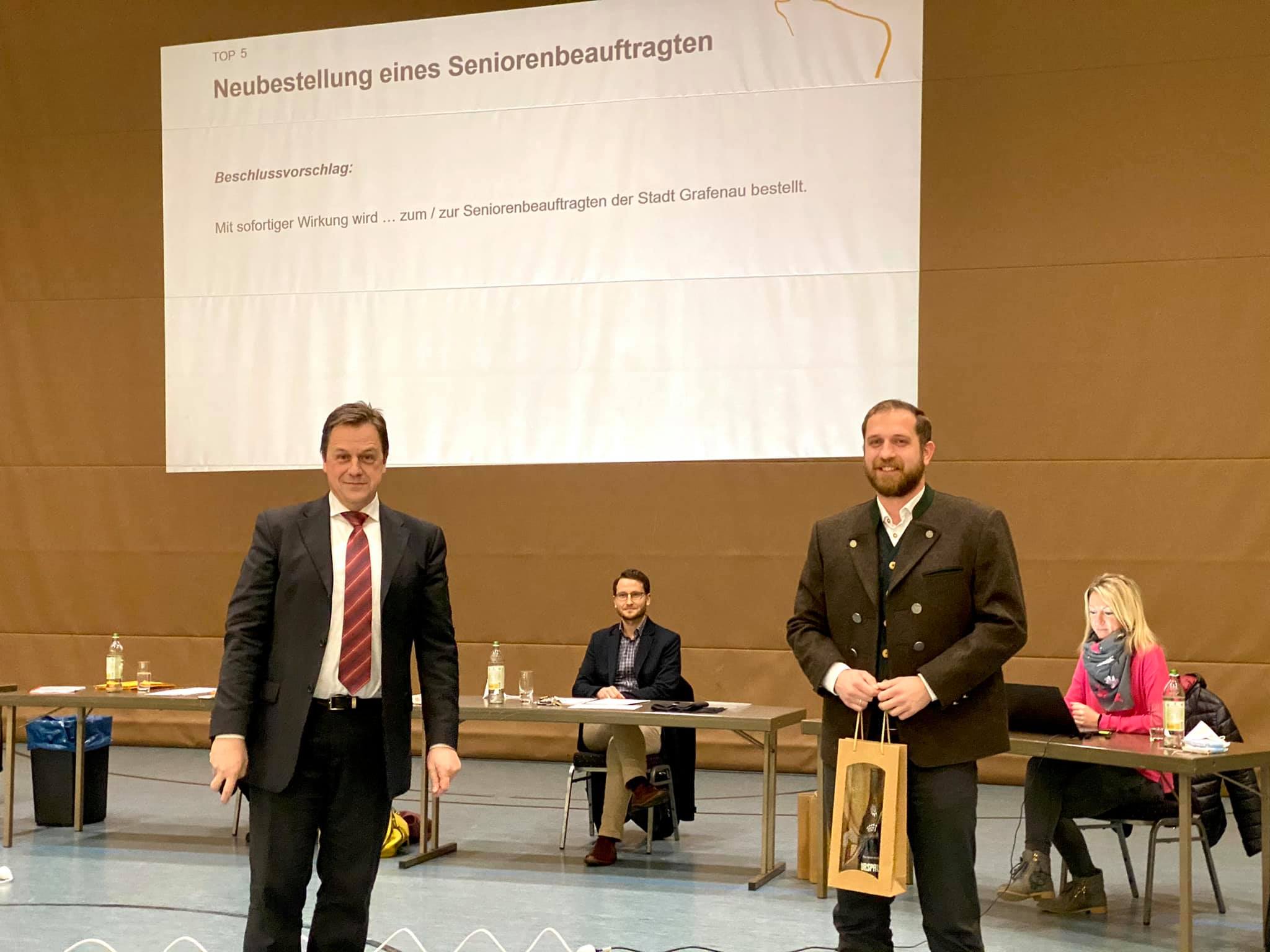 CSU Grafenau - Gratulation unserem neuen #Seniorenbauftragten der Stadt ...
