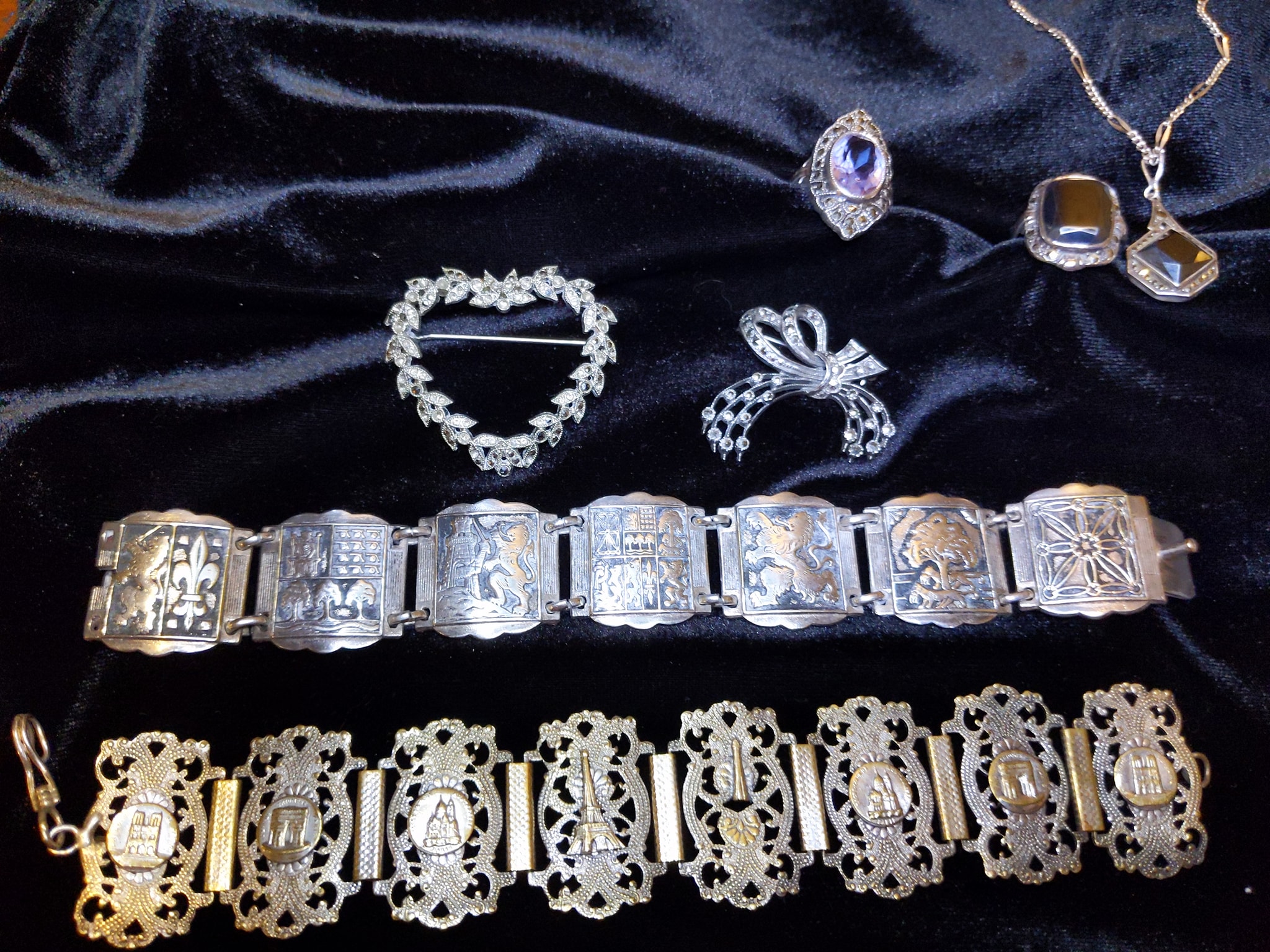 Middle class jewelry from the 1940s-1950s era