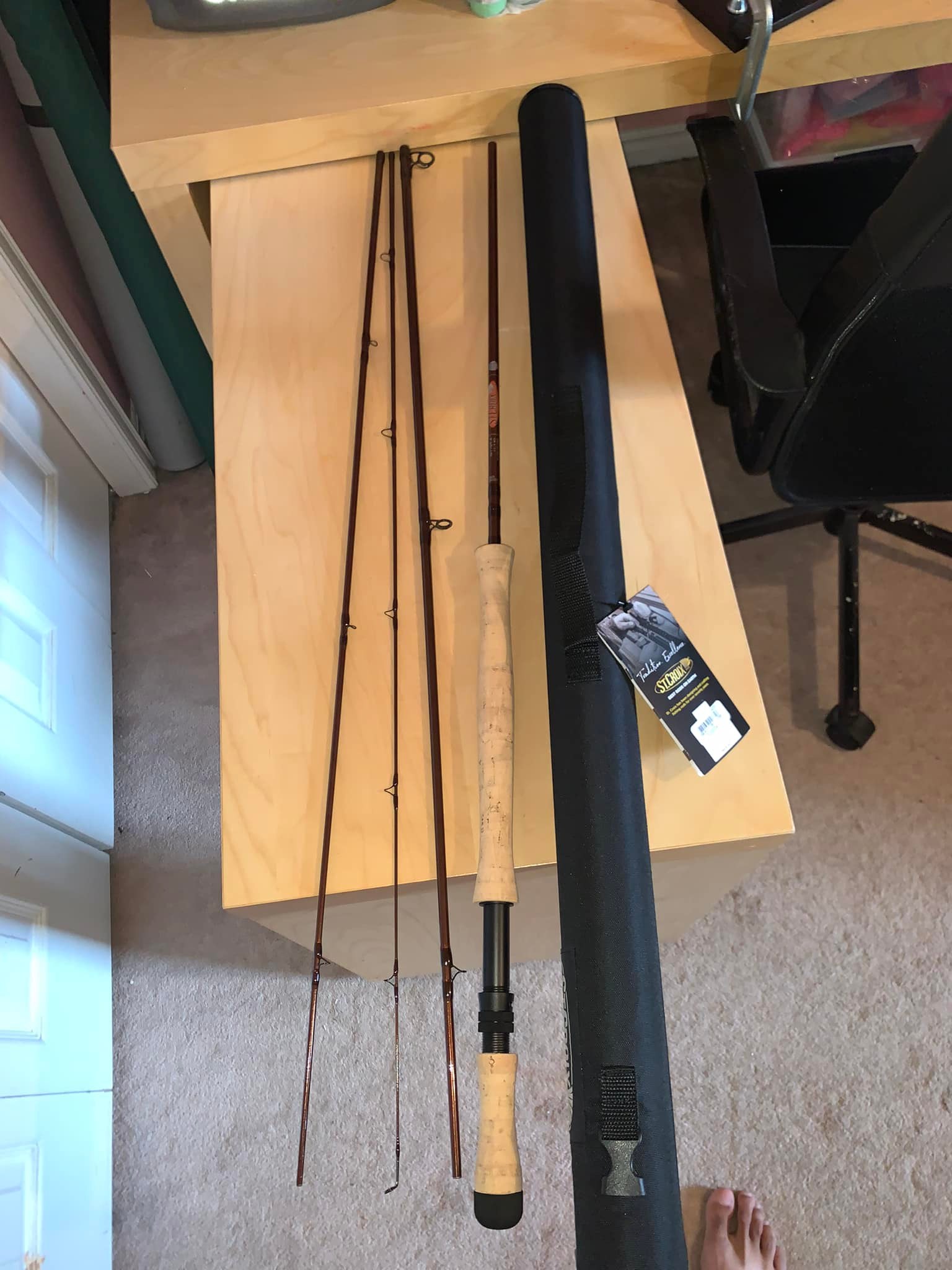 st croix imperial 11 8wt 4 piece switch rod St. IU1108.4 USA Fly Croix Imperial USA fly rods are without equal in performance and value St. Croix Imperial USA Fly