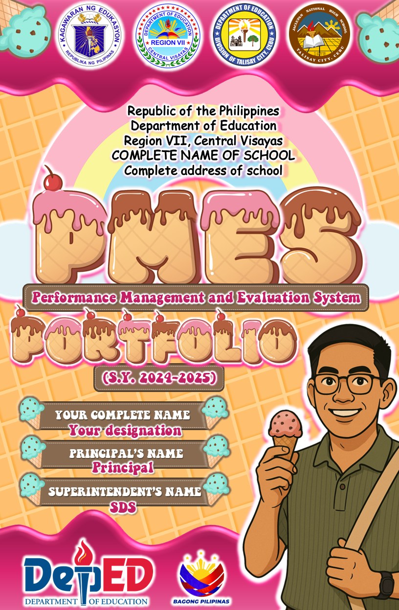 Deped Philippines News | PTPA: My **PMES Repository Folder Cover ...