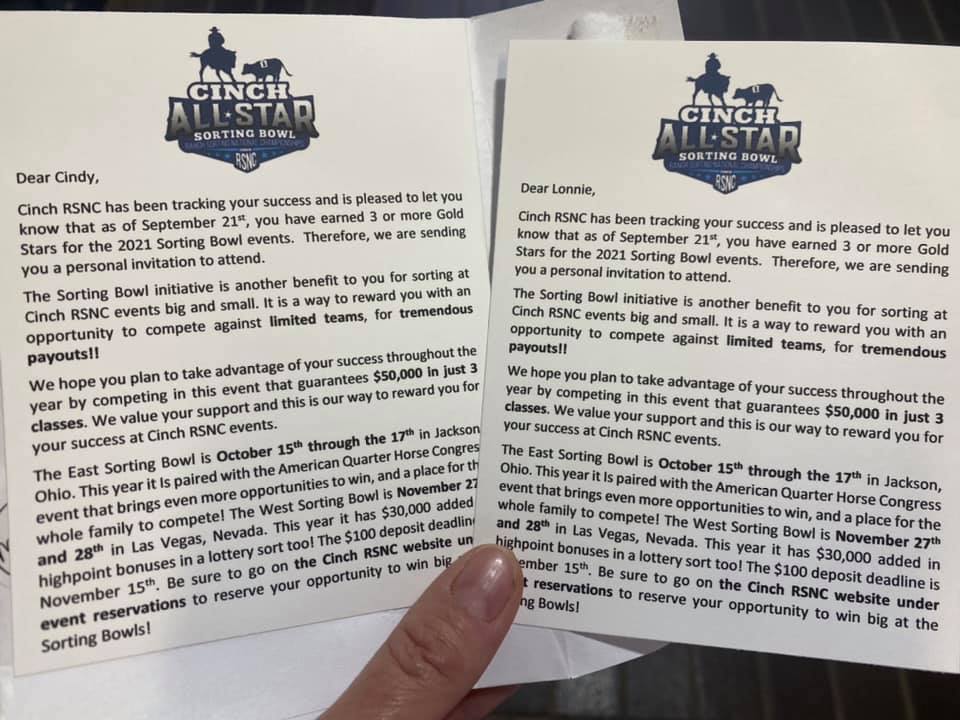 We see your... - Ranch Sorting National Championships (RSNC) | Facebook